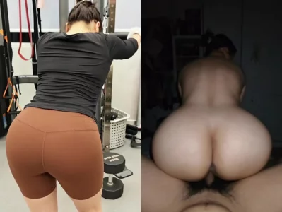 大屁股锻炼完充血了 我的鸡巴也充血了